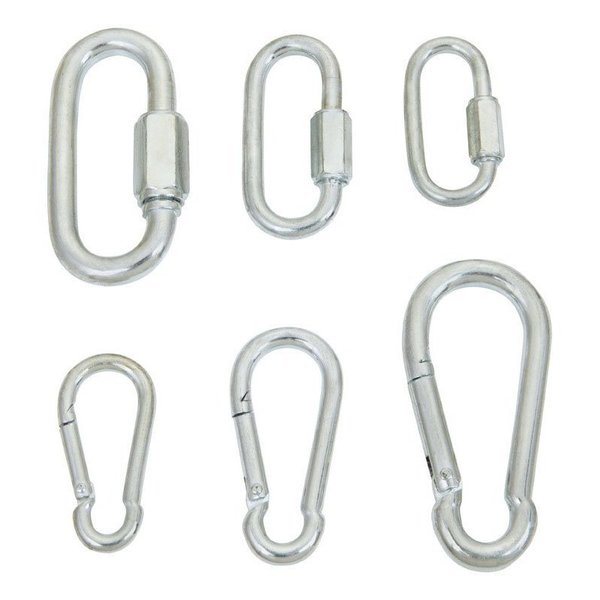 Home Plus Zinc-Plated Steel Snap Hook And Quick Link Set DR67365